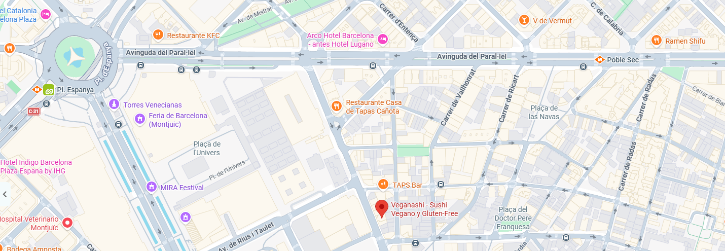 Cómo llegar a Veganashi en Google Maps